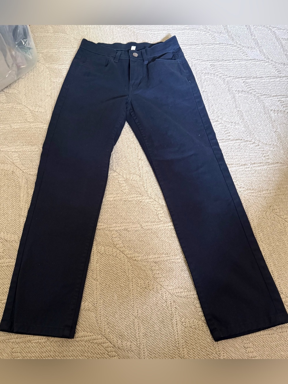 Boys. Classic Straight-Leg Navy Pants